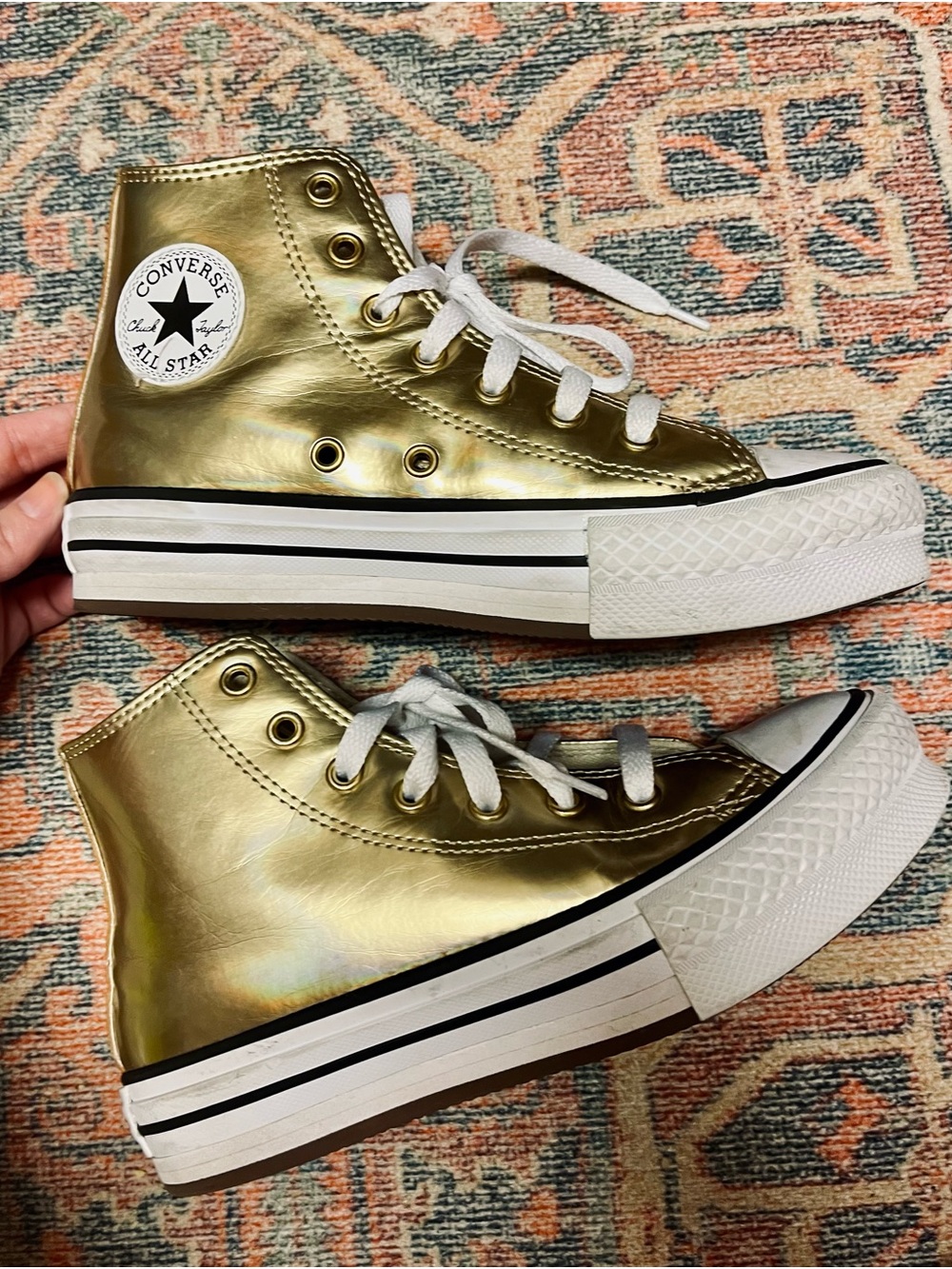 Converse Chuck Taylor All Star Eva Lift Platform High-Top Sneakers - Picture 11 of 11